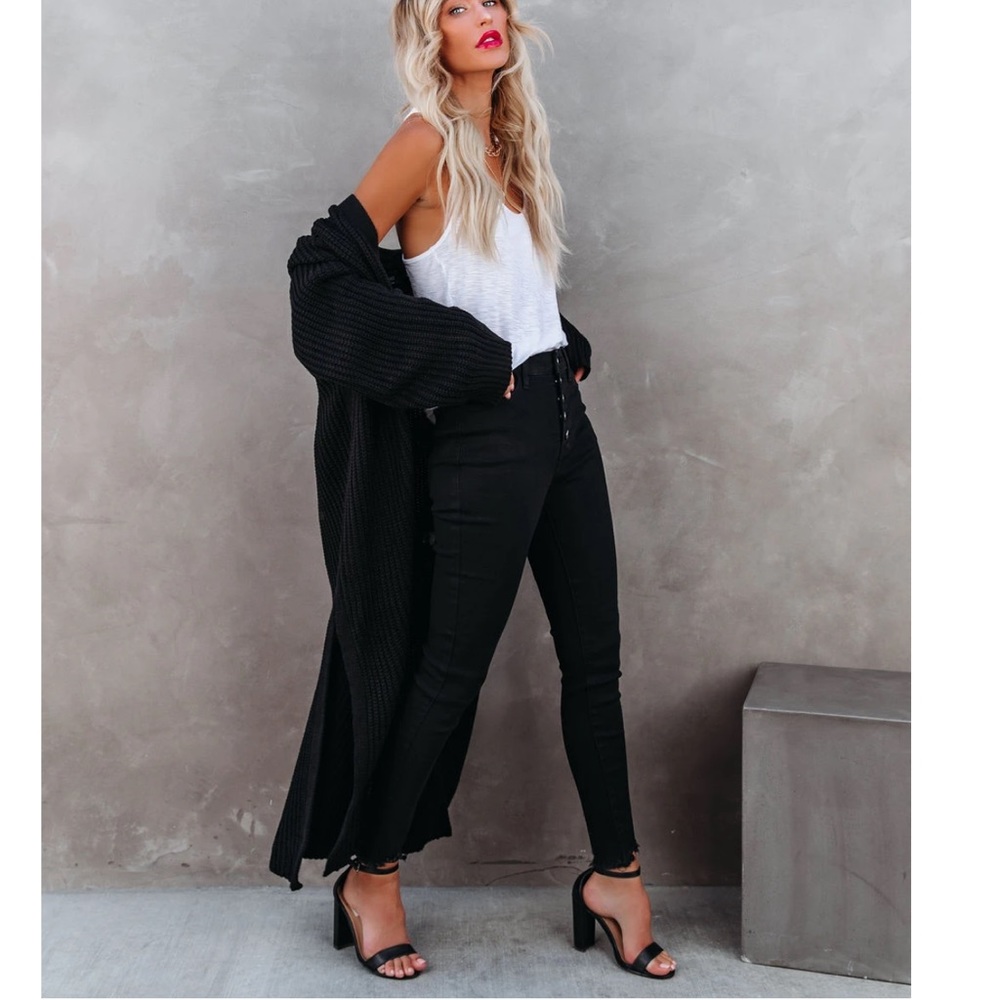 Vici Your Own World Knit Duster